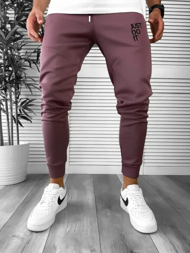 Pantaloni de trening maro 12616 Y21-3